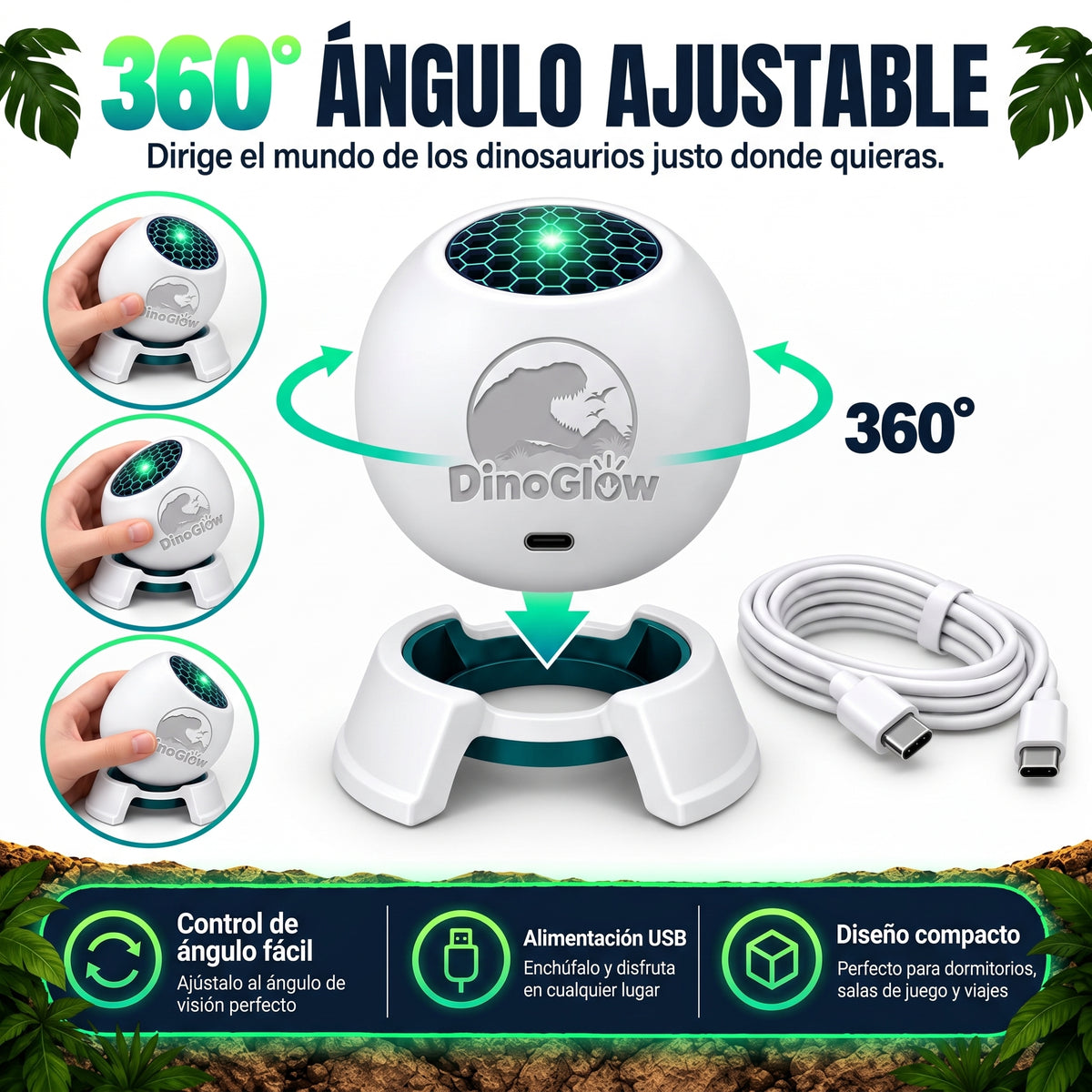 Dino Proyector 360
